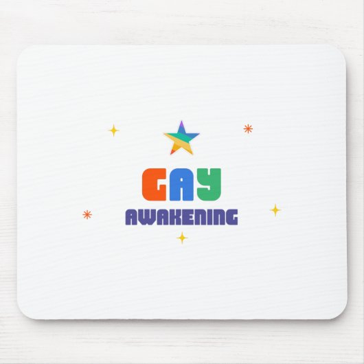 ゲイ覚醒 マウスパッド (正面)