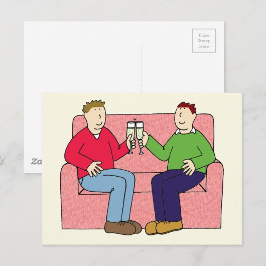 ゲイ記念日 ポストカード (正面/裏面)