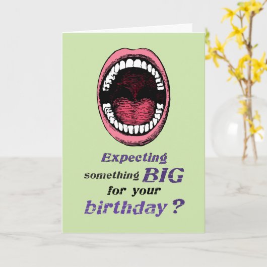 ゲイ誕生日何か大 カード (黄色い花)