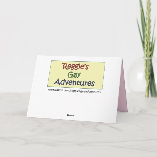 ゲイ誕生日 カード (裏面)