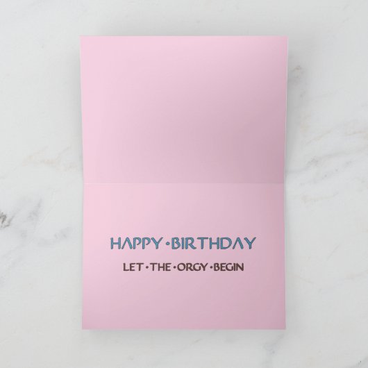 ゲイ誕生日 カード (内部)