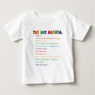 ゲイ課題 ベビーTシャツ