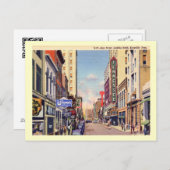 ゲイ通り,テネシー州,ノックスビルヴィンテージ ポストカード (正面/裏面)