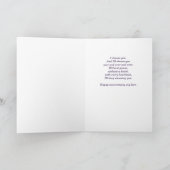 ゲイ配偶者記念日メンズハンドインハンドレインボー カード (内部)