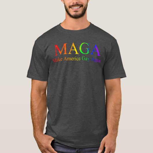 ゲイ・アゲイン・プライド ヴィンテージ Tシャツ (正面)