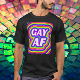 ゲイ・アフェクト・レインボー Tシャツ