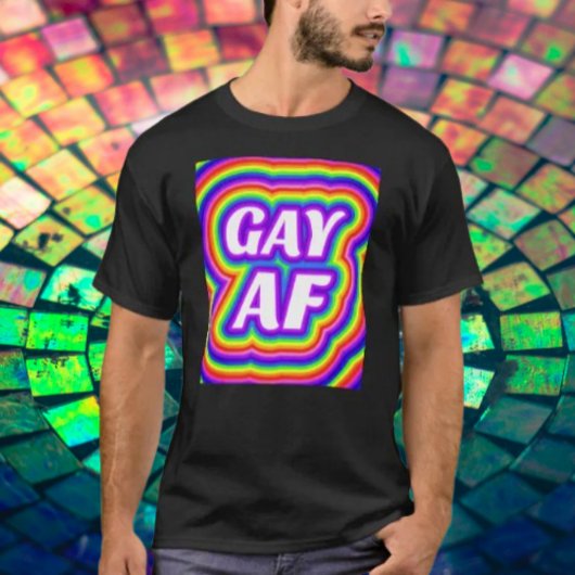 ゲイ・アフェクト・レインボー Tシャツ