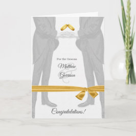 ゲイ ウェディング おめでとう ふたりの新郎 ヴィンテージ カード