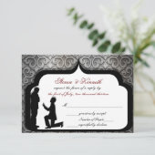 ゲイ ウェディング/式の招待状・返信はがき 招待状 (スタンド正面)