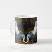 ゲイ・エリエレガントス・ベ芸術的ーダ、モダントレンディー コーヒーマグカップ (正面左)