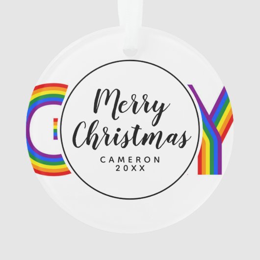 ゲイ オーナメント (裏面)