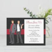 ゲイ・カクテルパーティー招待状 招待状 (スタンド正面)