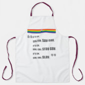 ゲイ。ゲイ。スレイ。 エプロン (正面)