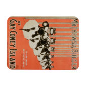 ゲイ・コニー島の「マシュー&ブルガー」のポスター マグネット (横)