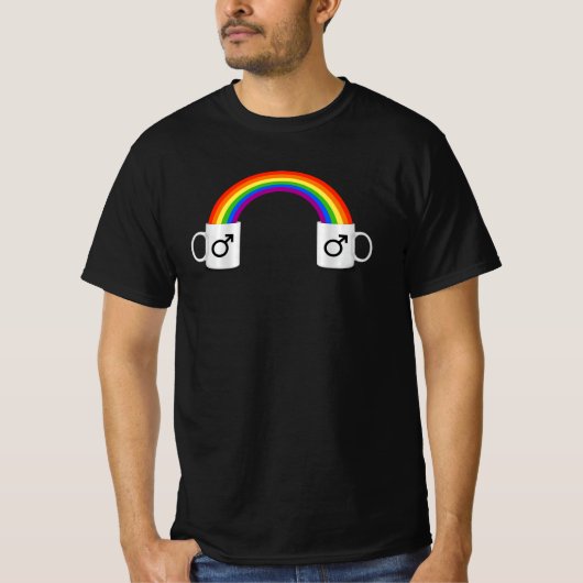 ゲイ コーヒーデート Tシャツ (正面)