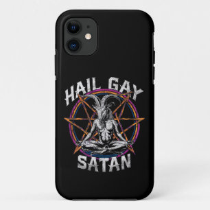 ゲイ サタン LGBT ゴス ゲイ プライド バフォメット 悪魔 陽気 iPhone 11 ケース
