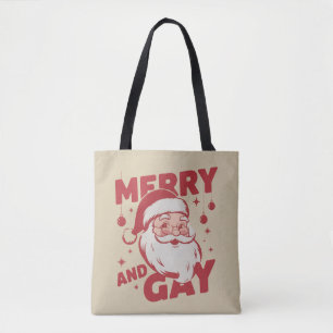 ゲイ サンタ LGBTQ クリスマス ホモ ヴィンテージ メリー トートバッグ
