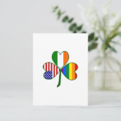 ゲイ シャムロック ポストカード (スタンド正面)