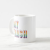 ゲイ・トラッシュ コーヒーマグカップ (正面左)