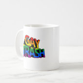 ゲイ・トラッシュ コーヒーマグカップ (正面左)