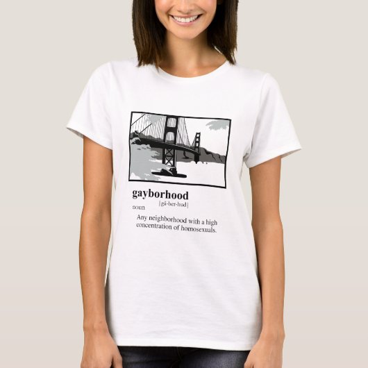 ゲイ・ネイバーフッド Tシャツ (正面)