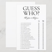 ゲイ・バイ・ゲイ・シャワーの推理ゲーム (正面/裏面)