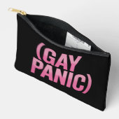 ゲイ・パニック LGBTQ プライド デザイン アクセサリーポーチ (見開き)