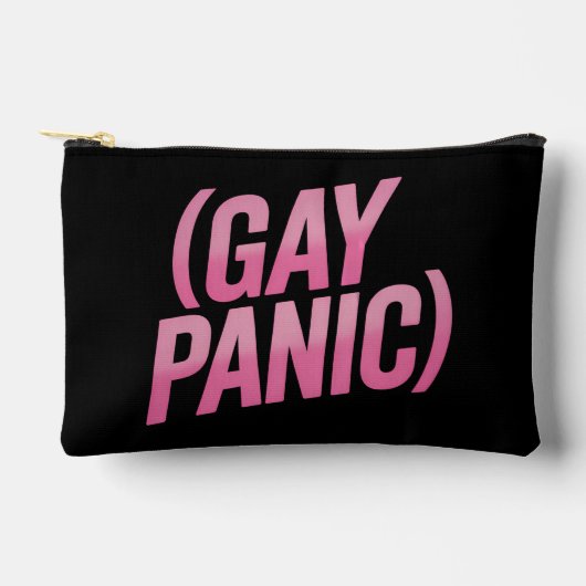 ゲイ・パニック LGBTQ プライド デザイン アクセサリーポーチ (正面)