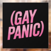 ゲイ・パニック LGBTQ 抗議 プライド ウィンドウサイン (シート2)