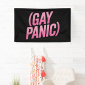 ゲイ・パニック LGBTQ 抗議 プライド 横断幕 (インサイチュ)