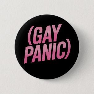 ゲイ・パニック LGBTQ 抗議 プライド 缶バッジ