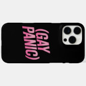 ゲイ・パニック LGBTQ 抗議 プライド Case-Mate iPhoneケース (裏面 (横))