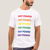 ゲイ・パワーTシャツ Tシャツ (正面)