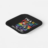 ゲイ フューリー レインボー フォックス ウルフ プライド マンス ペーパープレート (傾斜あり)