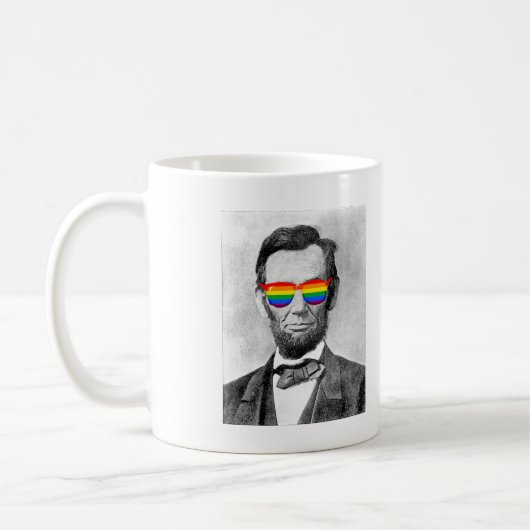ゲイ・ブラハム・リンカーン コーヒーマグカップ (左)