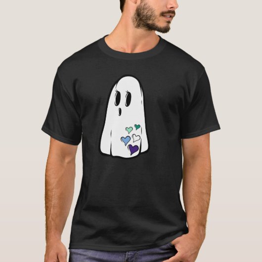ゲイ・プライドの幽霊 Tシャツ (正面)