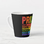 ゲイ・プライド月間LGBT カフェラテマグ (左アングル)
