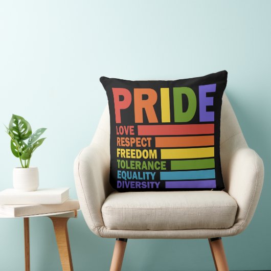 ゲイ・プライド月間LGBT クッション (椅子)