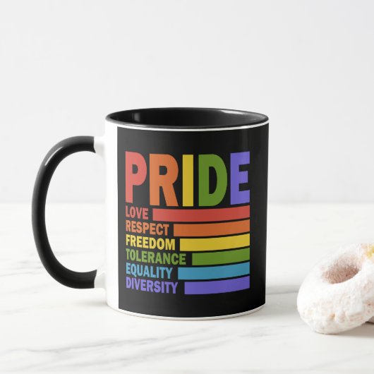 ゲイ・プライド月間LGBT マグカップ (ドーナツ)