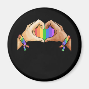 ゲイ?プライド服LGBTレインボー マグネット