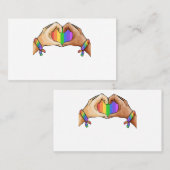 ゲイ?プライド服LGBTレインボー  名刺 (正面/裏面)