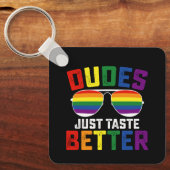 ゲイ プライド おもしろ LGBT キーホルダー (正面)