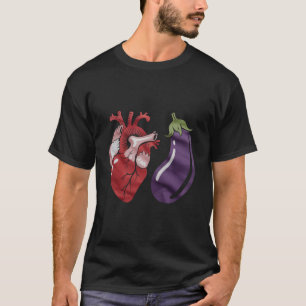 ゲイ プライド なすびが好き ユーモア LGBTQ ジョーク Tシャツ