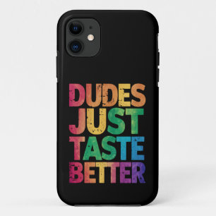ゲイ プライド ディストressed お兄さんたちはただおいしいだけ iPhone 11 ケース