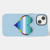 ゲイ・プライド ハート Case-Mate iPhoneケース iPhone 13ケース (裏面横)