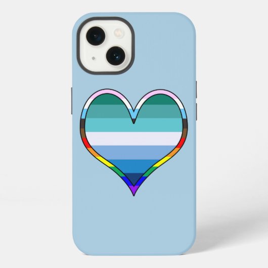 ゲイ・プライド ハート Case-Mate iPhoneケース iPhone 13ケース (裏面)