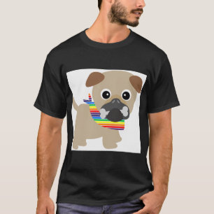 ゲイ・プライド・パグ・パピー Tシャツ