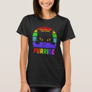 ゲイ プライド パライド 猫 女性 男性 LGBT ダディ 猫 Tシャツ
