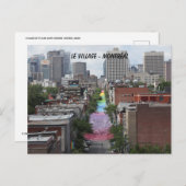 ゲイ,プライド，フィエレ，村ゲイ，モントリオール ポストカード (正面/裏面)