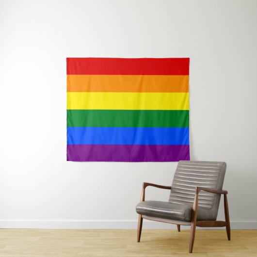 ゲイ プライド フラッグ 50 x 60 タペストリー (インサイチュ(横))